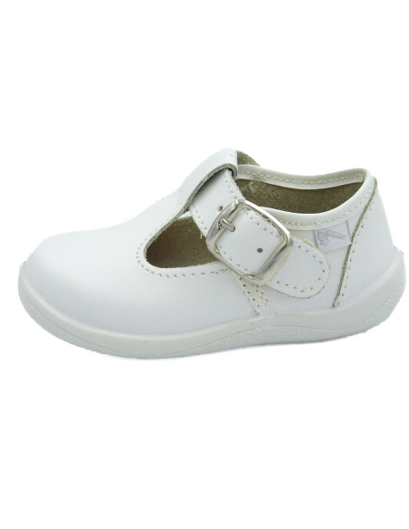 Pepito para nino de piel con hebilla