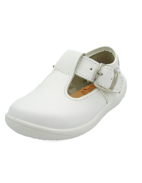 Pepito para nino de piel con hebilla