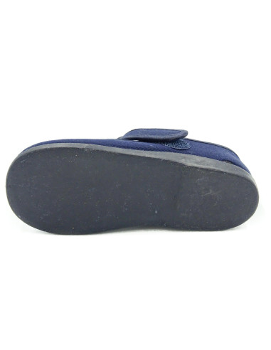 pepito de tela para nino con tira adherente y suela de goma