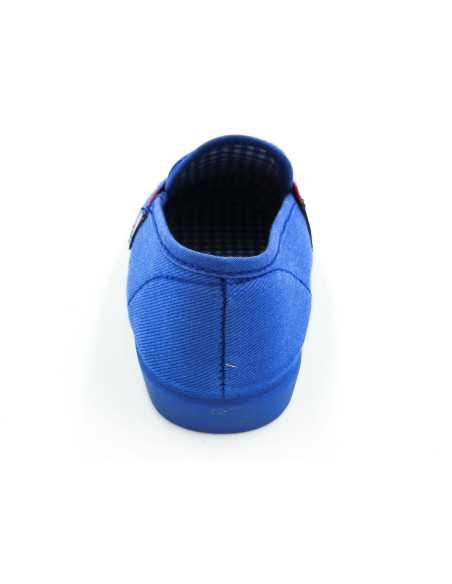 mocasin de tela con bandera de tira de adorno para nino