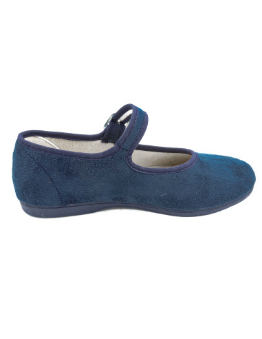 mercedita de serratex con plantilla de textil y suela de goma para nina