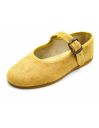 mercedita de serratex con plantilla de textil y suela de goma para nina