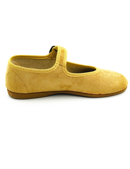 mercedita de serratex con plantilla de textil y suela de goma para nina