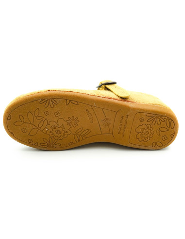 mercedita de serratex con plantilla de textil y suela de goma para nina