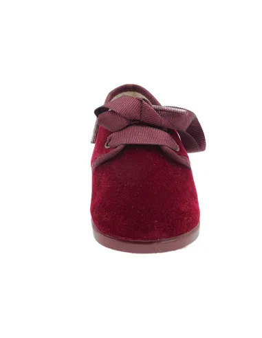 Blucher unixes de terciopelo con lazo de raso