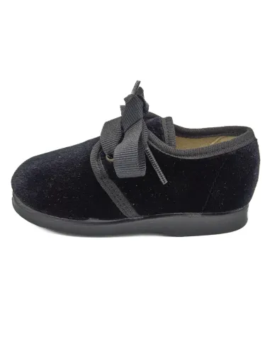 Blucher unixes de terciopelo con lazo de raso