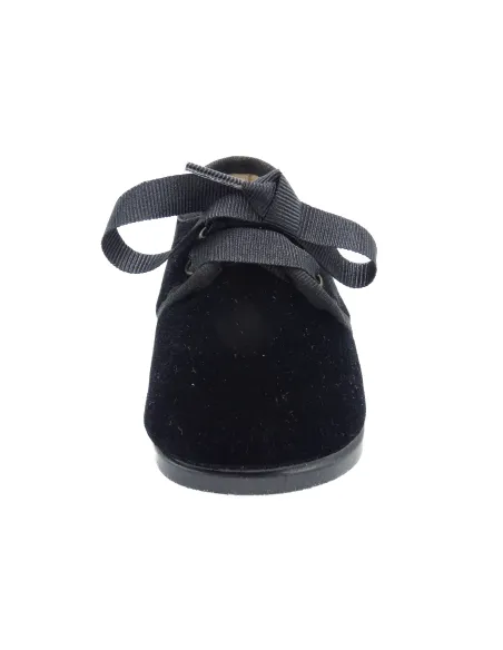 Blucher unixes de terciopelo con lazo de raso