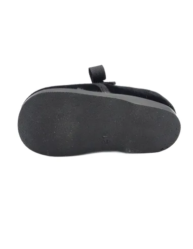 Blucher unixes de terciopelo con lazo de raso