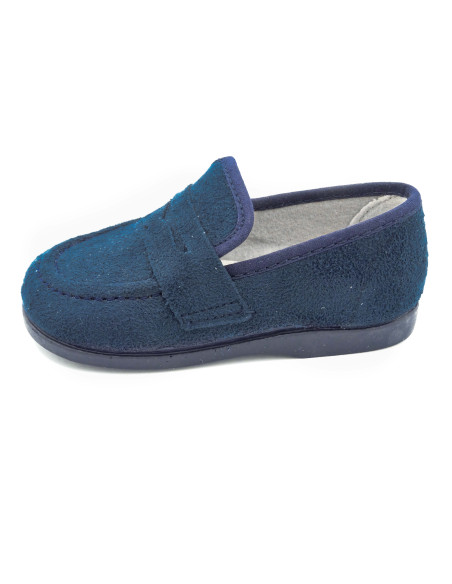 mocasin de serratex con suela de goma para nino