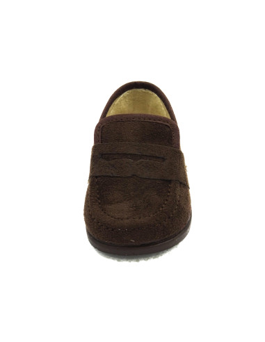 mocasin de serratex con suela de goma para nino