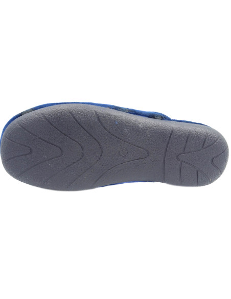zapatilla de casa para caballero con las suela de caucho
