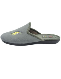 zapatilla de casa para caballero con las suela de caucho 2
