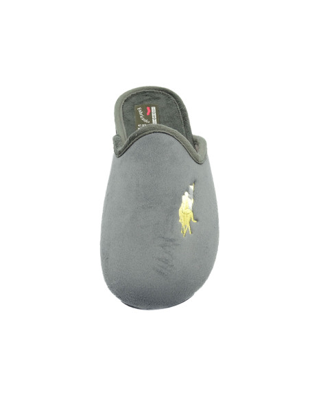 zapatilla de casa para caballero con las suela de caucho