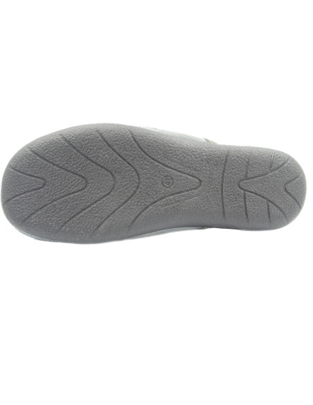 zapatilla de casa para caballero con las suela de caucho