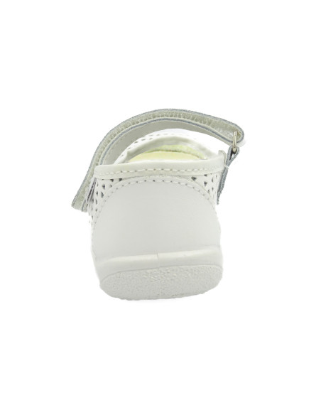 mercedita de piel caladitas con cierre de pegar