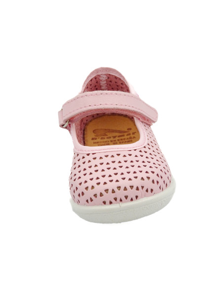 mercedita de piel caladitas con cierre de pegar