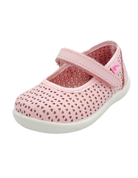 mercedita de piel caladitas con cierre de pegar