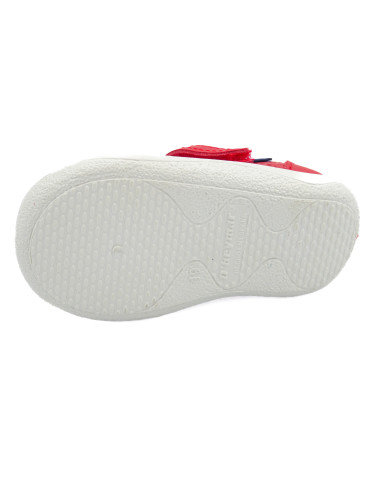 mercedita de piel caladitas con cierre de pegar