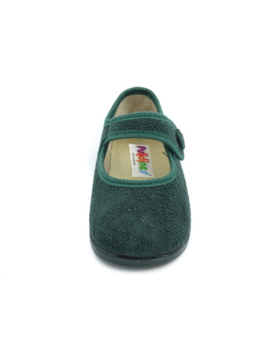 mercedita de serratex con un boton de adorno para nina