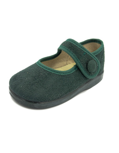 mercedita de serratex con un boton de adorno para nina