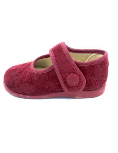 mercedita de serratex con un boton de adorno para nina