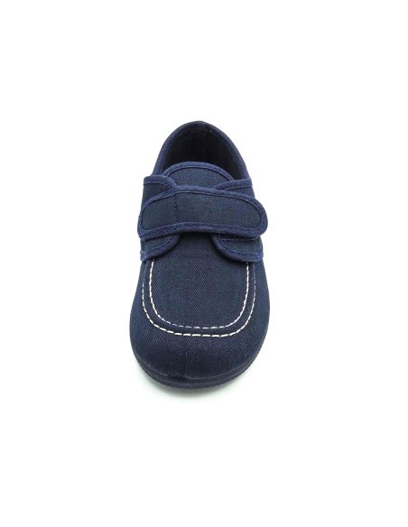 nautico de tela para nino con suela de caucho