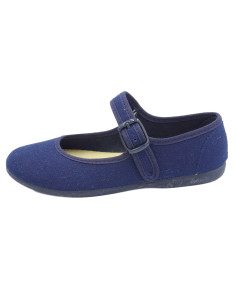 mercedita de tela con la suela de goma para nina 2