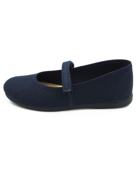 mercedita de tela para nina con cierre adesivo