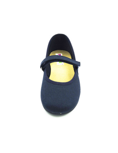 mercedita de tela para nina con cierre adesivo