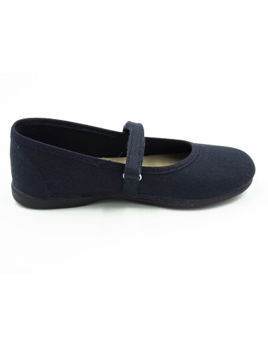 mercedita de tela para nina con cierre adesivo