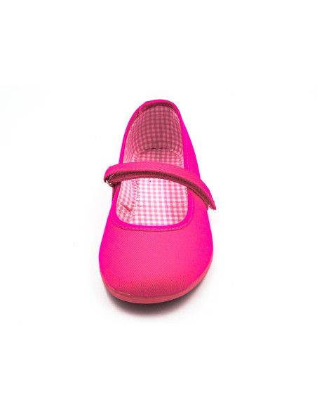 mercedita de tela para nina con el interior en vichy