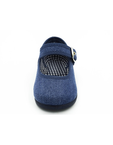 mercedita clasica para nina de tela con la suela de goma