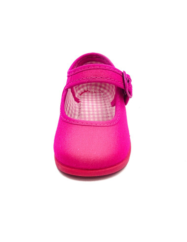 mercedita clasica para nina de tela con la suela de goma