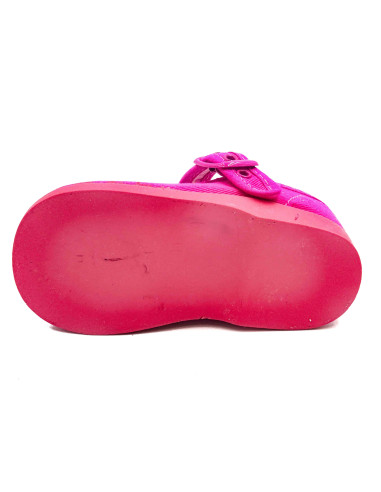 mercedita clasica para nina de tela con la suela de goma