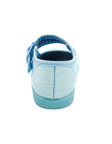 mercedita clasica para nina de tela con la suela de goma