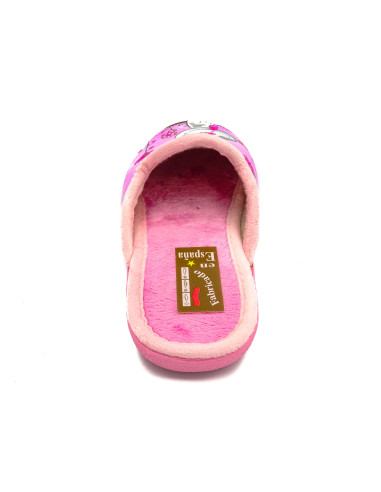 zapatilla de casa para chica con suela de goma