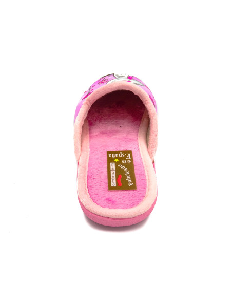 zapatilla de casa para chica con suela de goma