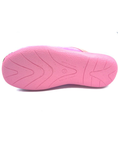 zapatilla de casa para chica con suela de goma