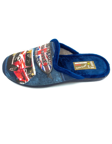 zapatilla de casa juvenil con suela de caucho para chico