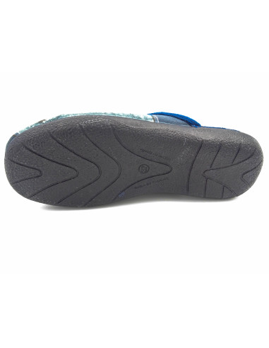 zapatilla de casa juvenil con suela de caucho para chico