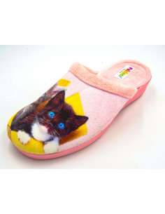 zapatilla de casa para mujer con cuna en el piso 2