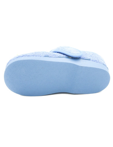 zapatilla de casa de toalla para nino con suela de goma