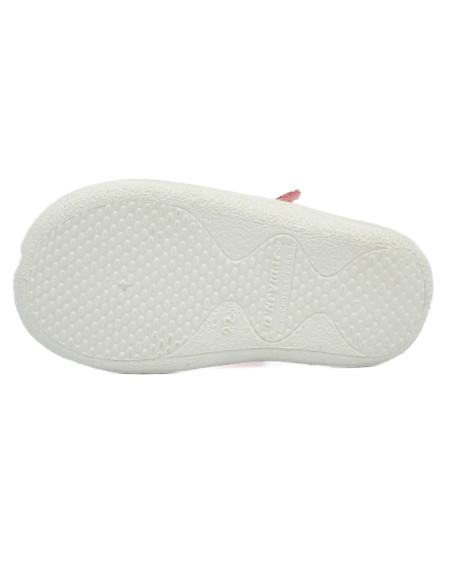 merceditas para nina de piel con flor de adorno