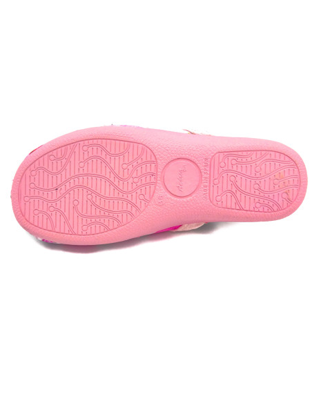 zapatilla de casa para chica con cuna y suela de goma