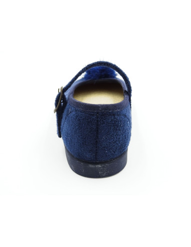 mercedita de serratex con pompon y hebilla para nina