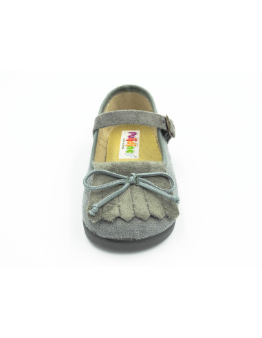 mercedita de serratex con adorno de flecos para nina