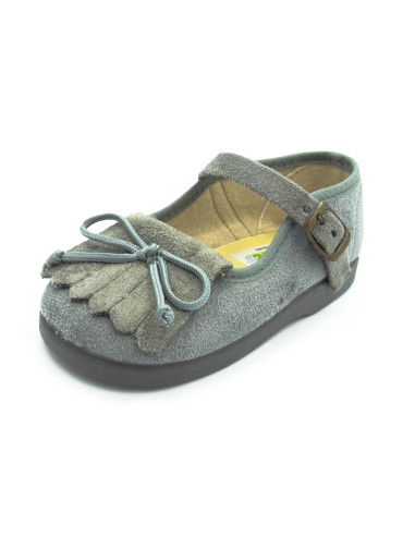 mercedita de serratex con adorno de flecos para nina