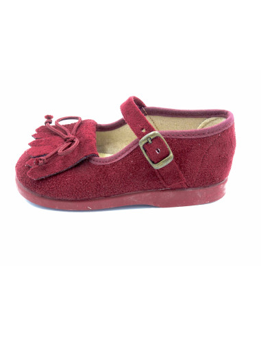 mercedita de serratex con adorno de flecos para nina