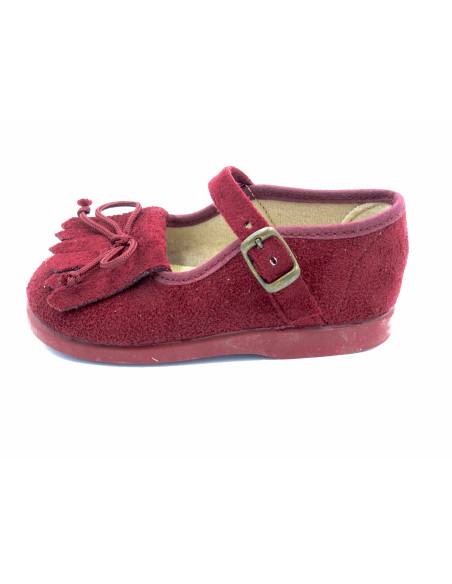 mercedita de serratex con adorno de flecos para nina