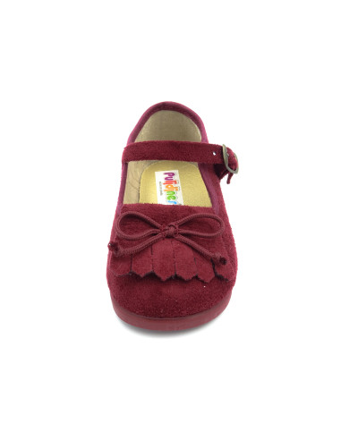 mercedita de serratex con adorno de flecos para nina